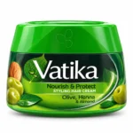 Vatika Naturals Nourish & Protect Styling Hair Cream Olive, Henna & Almond 140ml