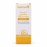 WishCare Vitamin C Pure Glow Milk Sunscreen SPF 50 PA++++ 50g