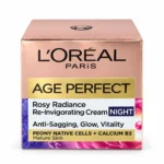 L’Oréal Paris Age Perfect Rosy Radiance Night Cream for Mature Skin