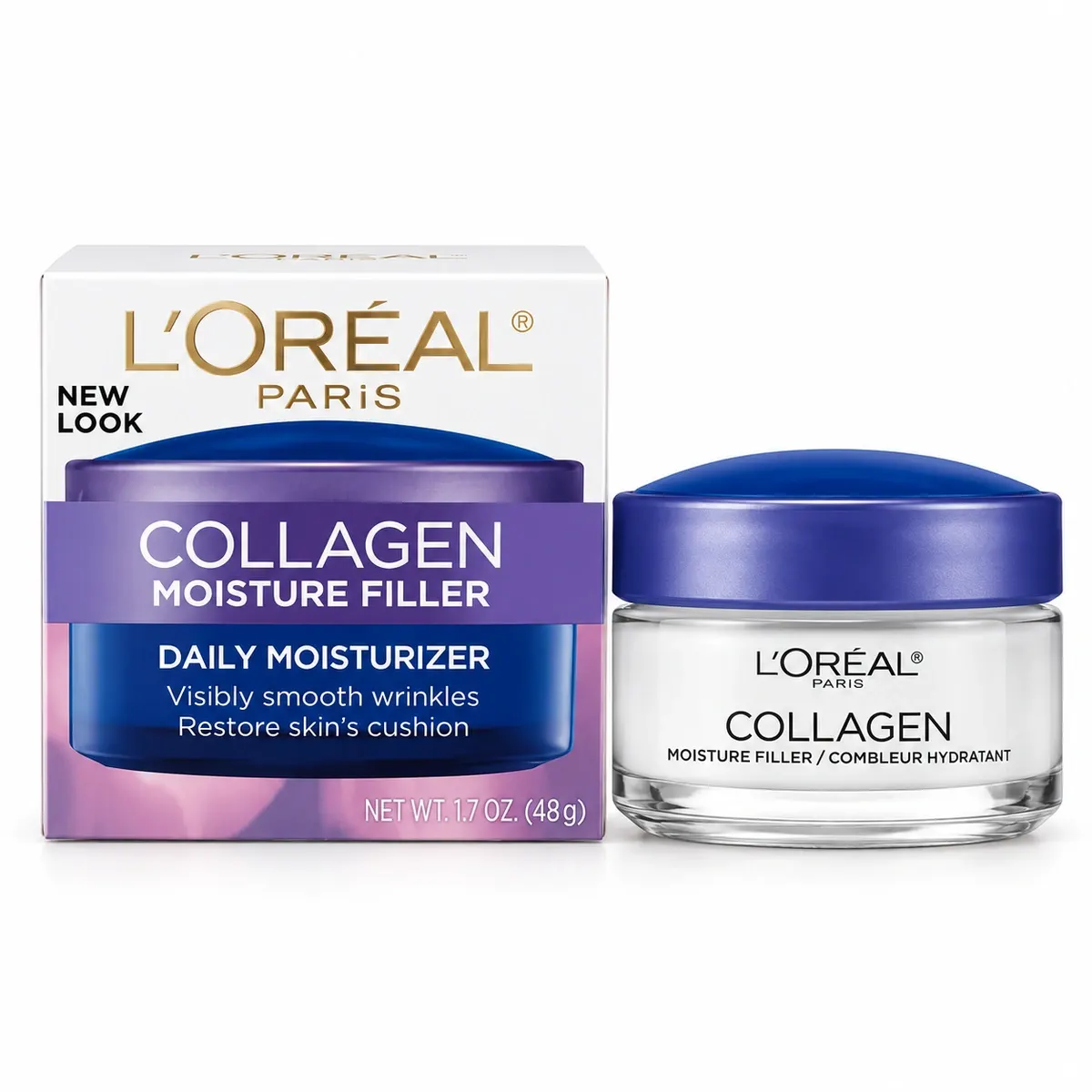 WPS-23726 L'Oréal Paris Collagen Moisture Filler Daily Moisturizer 48g - Image 1